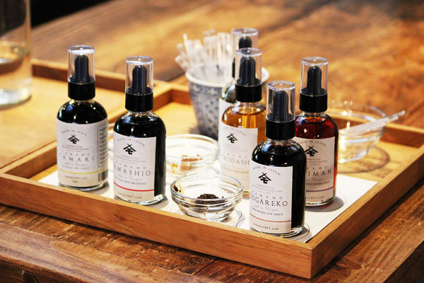 야마모 간장공장 투어(유료)를 신청하면 다양한 간장의 맛을 볼 수 있다. @뉴스코리아 김양현 특파원