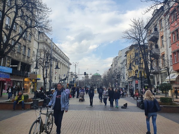 불가리아 소피아의 낮. (비토샤거리) @뉴스코리아 임성택 특파원