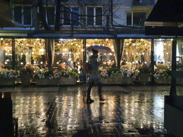 불가리아 소피아의 밤. (비토샤거리) @뉴스코리아 임성택 특파원