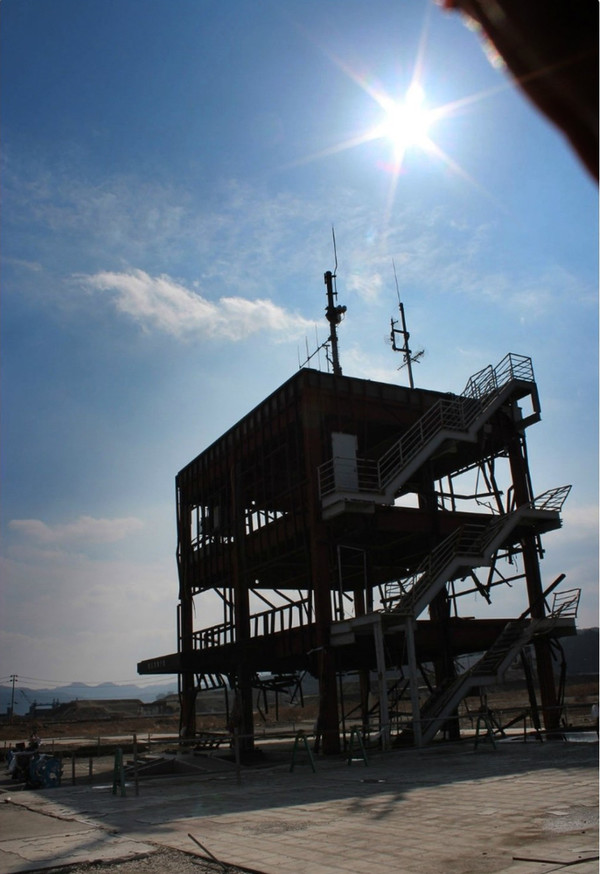 2011년 3월 쓰나미로 피해를 입은 미야기현의 방재대책청사 @뉴스코리아 김양현 특파원