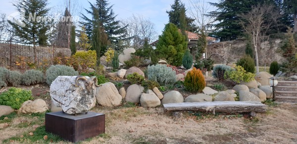 카케티 지역의 와인너리 정원 @뉴스코리아 박철호 특파원