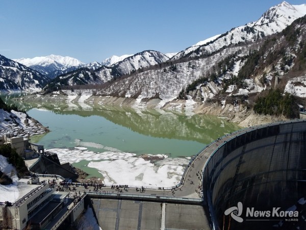 타테야마 쿠로메 댐 @뉴스코리아 김양현 특파원