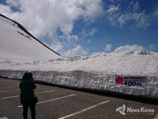2021년이 살벽은 14m이며 400m의 설벽 길을 산책할 수 있다. @뉴스코리아 김양현 특파원