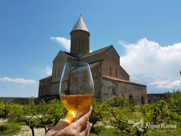 최초 천 오백년된 수도원에 천년된 와이너리에 황금 색 와인 @뉴스코리아 박철호 특파원