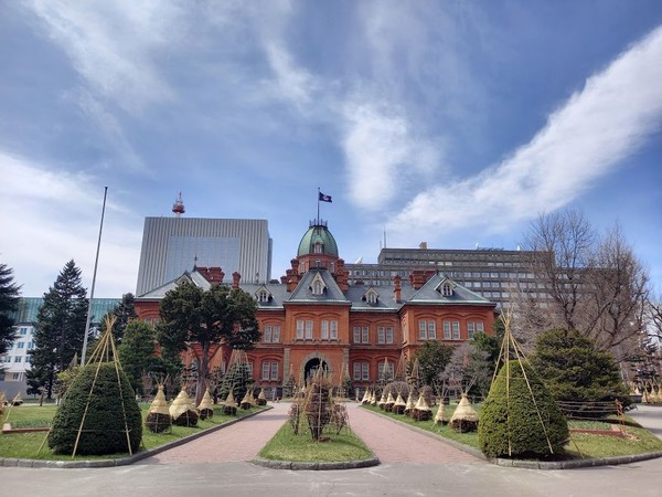 북해도 구도청 별칭 아카렌가 @뉴스코리아 김경전 특파원
