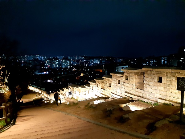 낙산야경, 한양성곽길 @뉴스코리아 허승규 기자