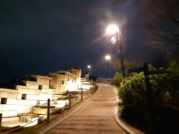 낙산야경, 한양성곽길 @뉴스코리아 허승규 기자