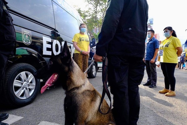 K9 마약 탐지견(NDD) 밥(Bob) @다바오시 페이스북 갈무리