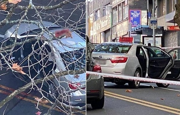 경찰이 수사를 진행하는 동안 일부 구역이 폐쇄된 빈센트 스트리트(사진제공 = 위클리코리아)