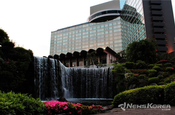 도쿄 키요이쵸에 위치한 뉴오타니 호텔 메인 전경 @뉴스코리아 김양현 특파원