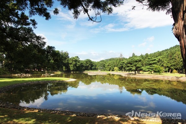 毛越寺(모우츠우지)의 가장 유명한 풍경 @뉴스코리아 김양현 특파원