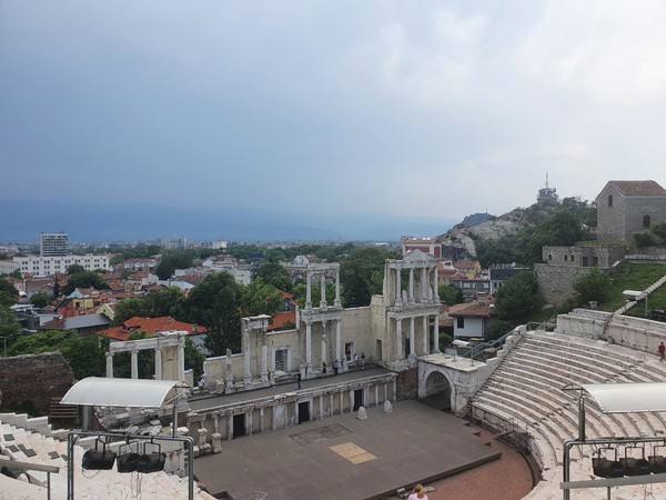 원형이 잘 보존되어 있는 플로브디프 로마시대 원형극장 @뉴스코리아 임성택 특파원