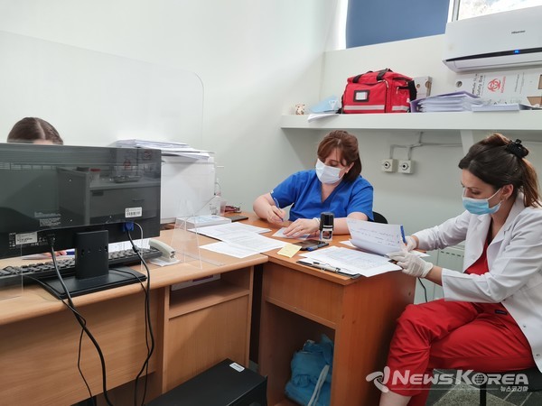 접종실 내부 @뉴스코리아 박철호 특파원