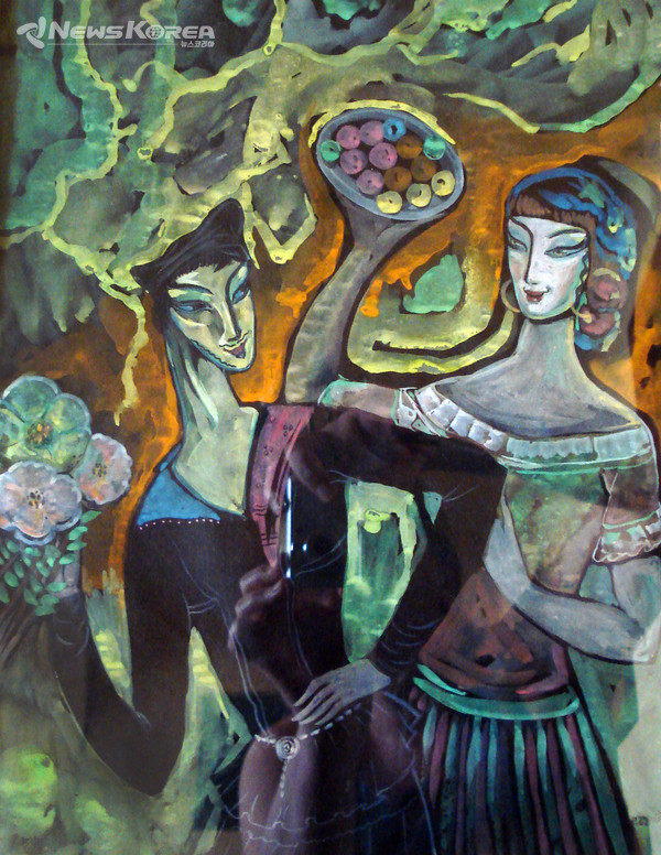 라도 구다쉬빌리의 작품 @뉴스코리아 박철호 특파원