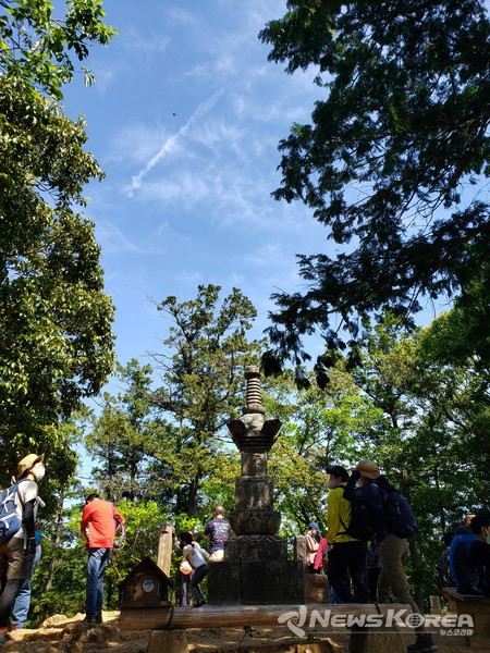 사이타마현 히와다산 정상 @뉴스코리아 김양현 특파원