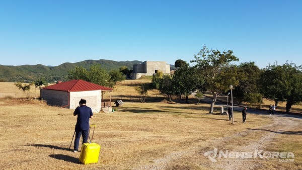 피로스마니가 건축했던 집과 박물관 KBS 걸어서 세계속으로 촬영시 @뉴스코리아 박철호 특파원