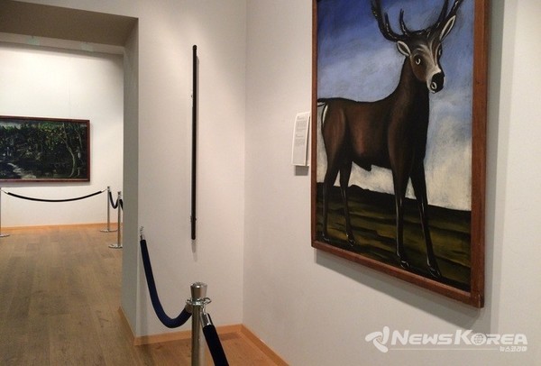 시그나기 박물관에 전시 되어있는 피로스마니의 그림들 @뉴스코리아  박철호 특파원