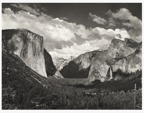 안셀아담스의 터널뷰 1934년작 (샌프란 시스코 현대 미술관 소장)