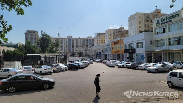 ▲한국교민들이 많이 거주하는 타슈켄트 가스피탈리 지역- @뉴스코리아 신현권 특파원