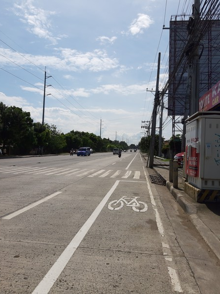 사진= 다바오시 자전거 도로 - @Newskorea 이재숭 특파원