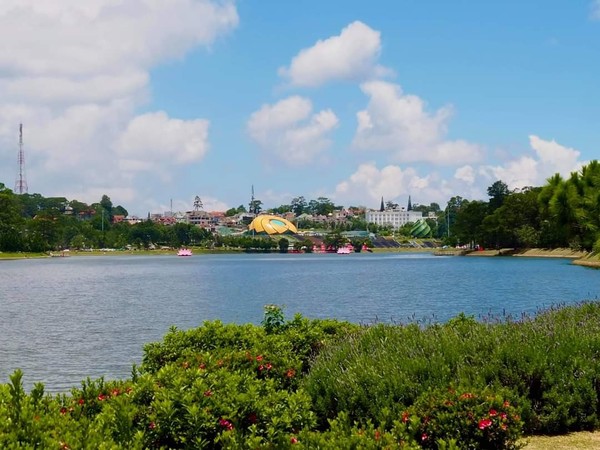 달랏 시내에 있는 쑤언흐엉 인공호수 @뉴스코리아 이웅연 특파원