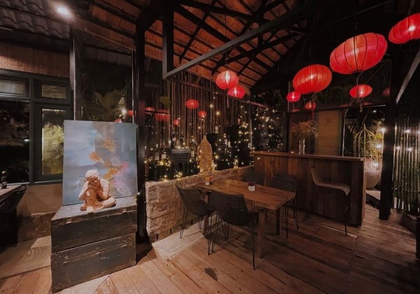 레스토랑 내부의 인테리어 @뉴스코리아 이웅연 특파원 