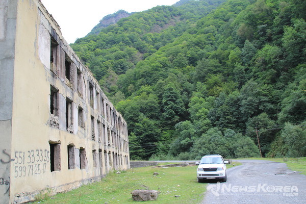 진발리 지나서 만나는 광산이 있었던 지역 지금은 폐광이다. @뉴스코리아 박철호 특파원