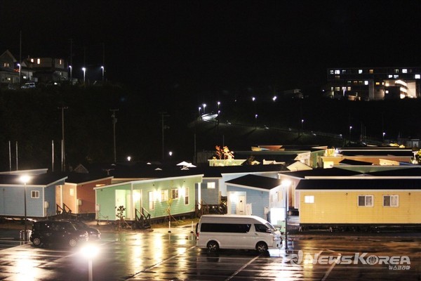 역 뒷편에 반짝이는 숙박시설 에루파로 @뉴스코리아 김양현 특파원