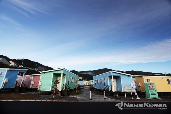 숙박시설 에루파로(エル ファロ)의 아침 전경 @뉴스코리아 김양현 특파원