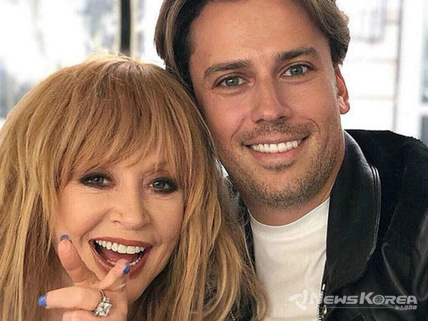 40살 연하의 남편 막심 갈킨과 알라 푸가초바 @뉴스코리아 박철호 특파원