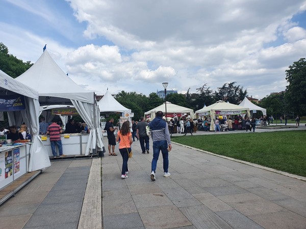 불가리아 소피아 NDK센터 'Spring book festival,. @뉴스코리아 임성택 특파원