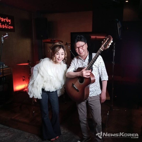 왼쪽 부터 정유경, 임병수 @뉴스코리아 최신 기자