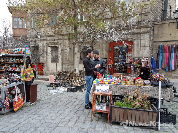 실크로드상 중요 도시 였으며 유네스코 문화 유산인 바쿠 올드 타운 @뉴스코리아 박철호 특파원