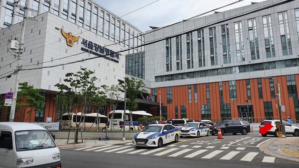 사건 관할 강남경찰서 @뉴스코리아 한기석 기자