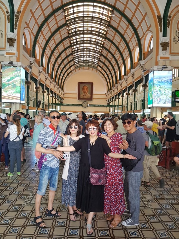 호치민과 무이네의 여행은 호치민 중앙우체국부터 시작된다. @뉴스코리아 이웅연 특파원 