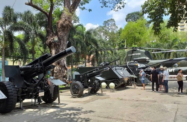 전쟁 기념관 옥외전시실의 모습 @뉴스코리아 이웅연 특파원 