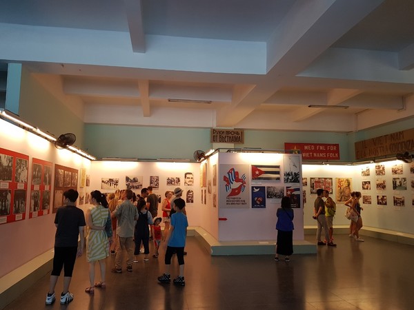 전쟁 박물관 실내 전시실의 모습 @뉴스코리아 이웅연 특파원 