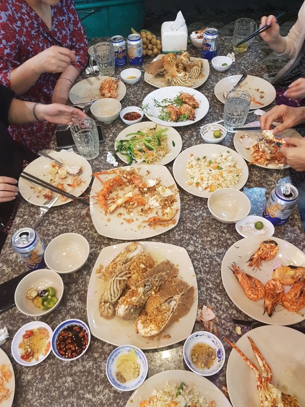 해산물 양념의 간이 한국인의 입맛에도 잘 맞아 맛있게 즐길수 있다. @뉴스코리아 이웅연 
