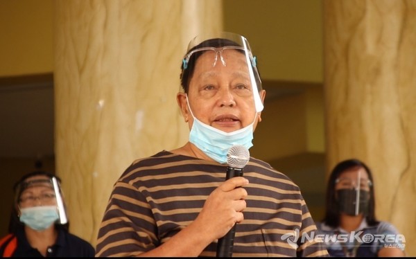 더글라스 카가스 다바오델수르 주지사 @뉴스코리아 (사진:다바오델수르 SNS 캡쳐)