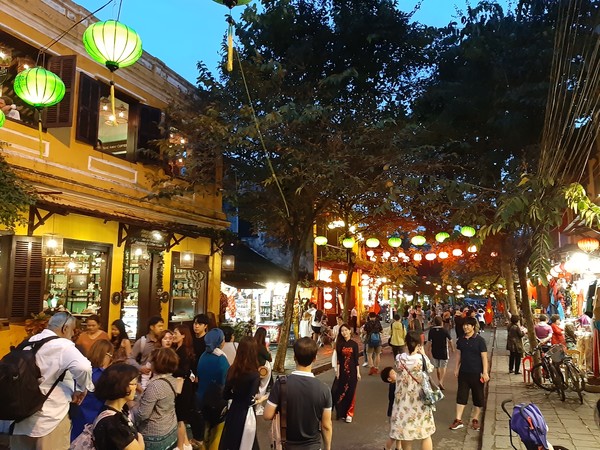 ﻿코로나이전 베트남 호이안의 올드타운 모습. @뉴스코리아 김경태 특파원