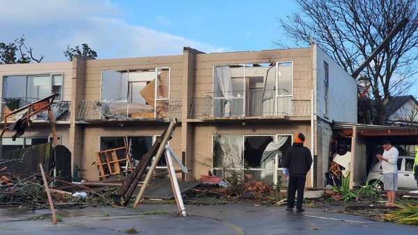 토네이도로 형채만 남은 가옥들 @뉴스코리아 안기종 특파원