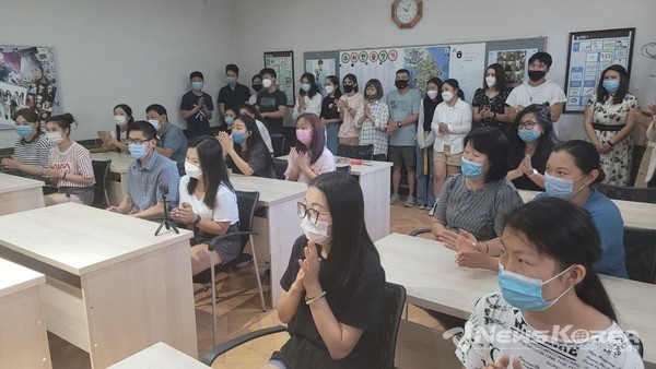 ▲타슈켄트1 세종학당 학생들- @뉴스코리아 신현권특파원