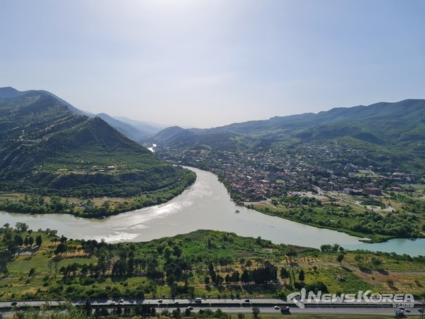 2천년 넘은 도시 므츠케타와 두물머리 @뉴스코리아 트빌리시 박철호 특파원