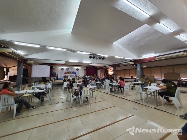 사진= 다바오 백신 접종 - @뉴스코리아 이재숭 특파원