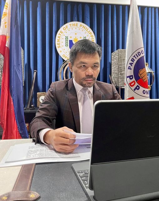 필리핀 상원의원 마니 파퀴아오 (사진: 파퀴아오 페이스북 갈무리)