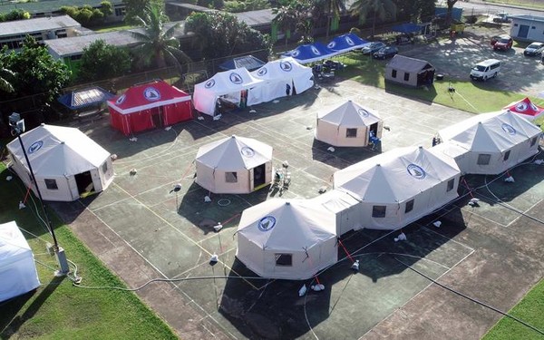 피지의 Covid-19 야전병원