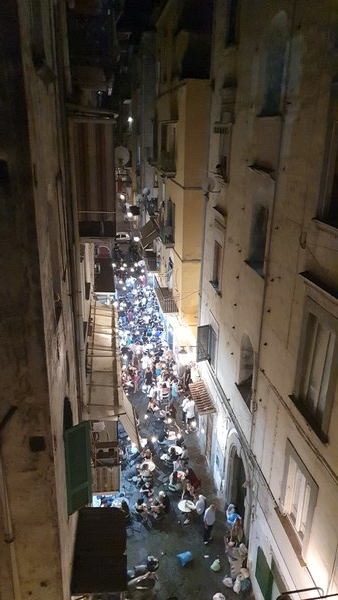 '유로2020'열기로 불타는 나폴리. @뉴스코리아 임성택 특파원