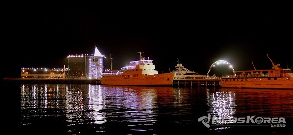 카스피해와 바쿠의 야경 @뉴스코리아 박철호 특파원