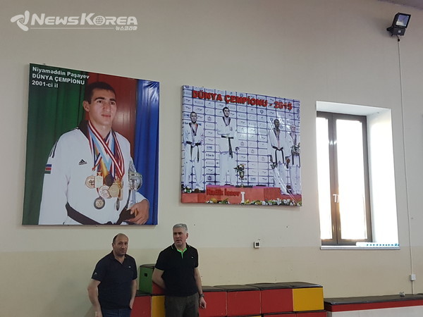 바쿠에 위치한 태권도 협회 건물 @뉴스코리아 박철호 특파원