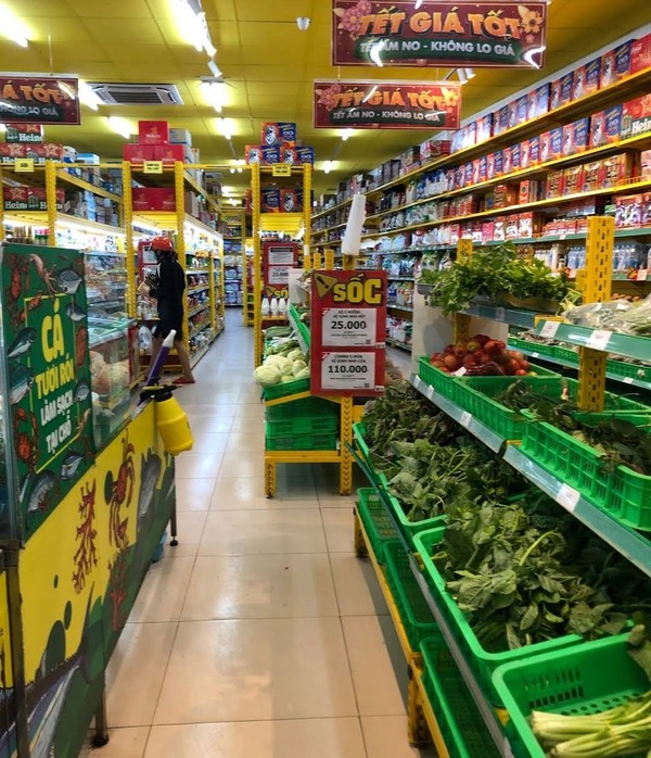 7월 14일부터 냐짱에 있는 슈퍼마켓 방문시 방문티켓 필수 지참 @뉴스코리아 이웅연 특파원 